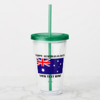 Happy Australia Day party supplies Australian flag