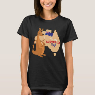 Happy Australia Day Shirt Funny Kangaroo T-shirt