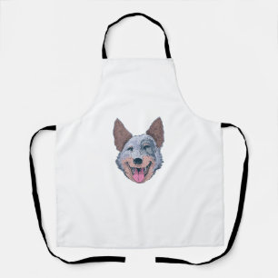 Happy Australian Cattle Dog Apron