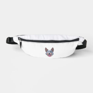 Happy Australian Cattle Dog Bum Bags