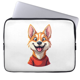 Happy Australian Cattle Dog Tank Top Laptop Sleeve