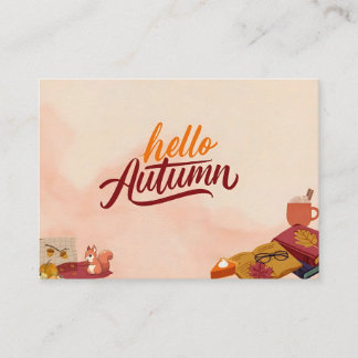 Happy Autumn   Enclosure Card