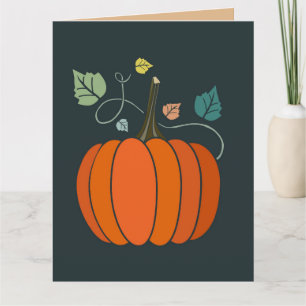 HAPPY AUTUMN FALL HARVEST GREETING CARDS
