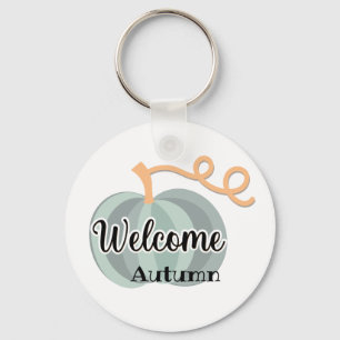 Happy Autumn Key Ring