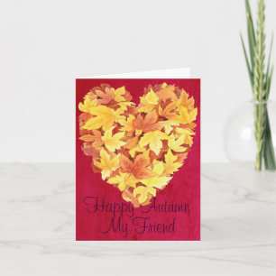 Happy Autumn My Friend Greeting Card