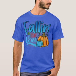 Happy Autumn Pumpkin Spice Season Falling For You T-Shirt