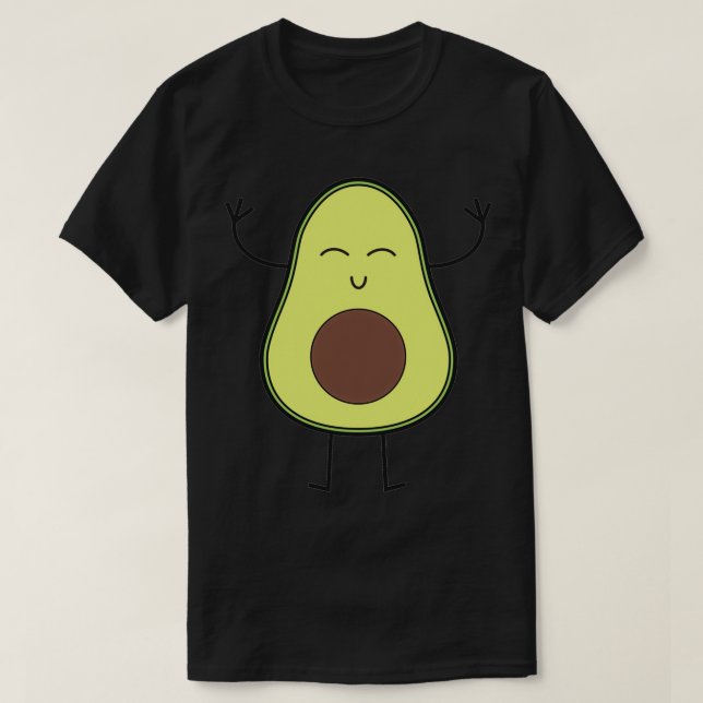 Happy Avocado 24 T-Shirt (Design Front)