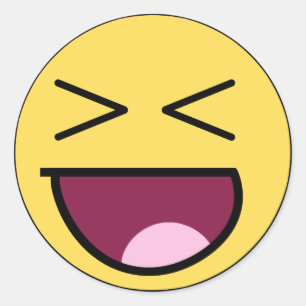Happy Awesome Face Sticker
