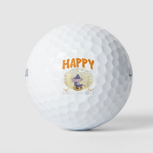 Happy Axolotl-O-Ween Cute Halloween Axolotl Hallow Golf Balls