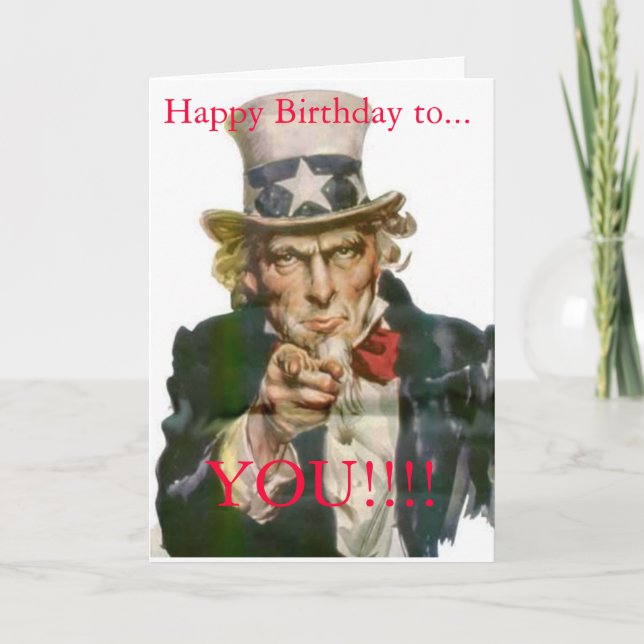 Happy B-Day Card (Front)