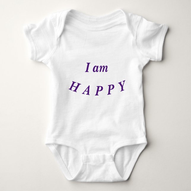 Happy Baby Baby Bodysuit (Front)