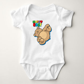 Happy Baby by Yoga Teddy Bear Baby Bodysuit
