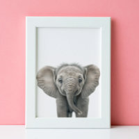 Happy Baby Elephant Nursery Jungle Safari