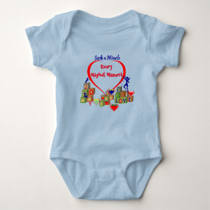 Happy Baby - Fun Blue Baby Bodysuit