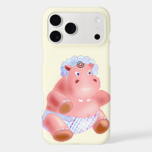 Happy Baby Hippo iPhone Case