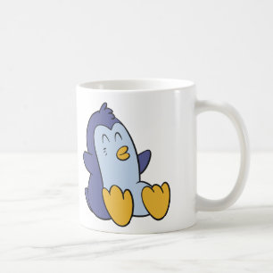 Happy Baby penguin choose background colour Coffee Mug