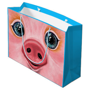 Happy Baby Pig Gift Bag - Smile