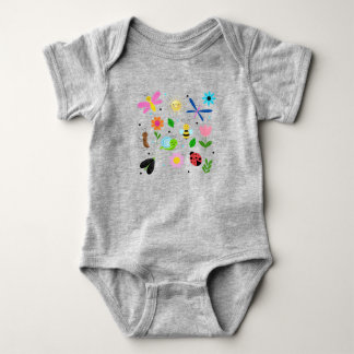 Happy Backyard Critters Baby Bodysuit