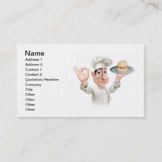Happy baker business card