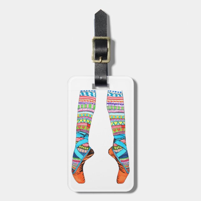 Happy Ballet tag (Front Vertical)