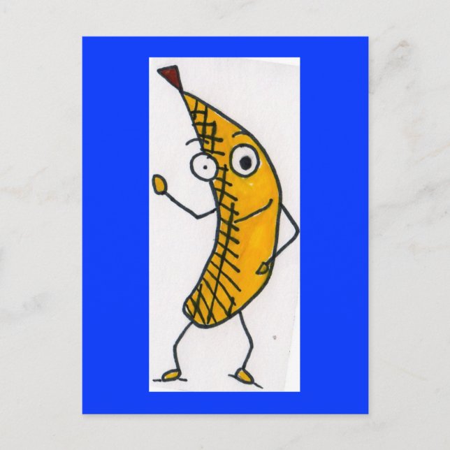 HAPPY BANANA POSTCARD (Front)