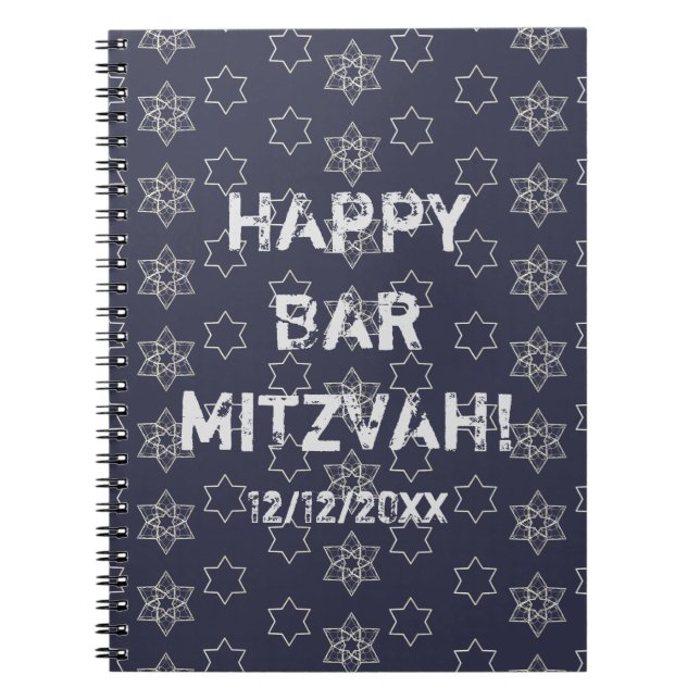 Happy Bar Mitzvah! Notebook (Front)