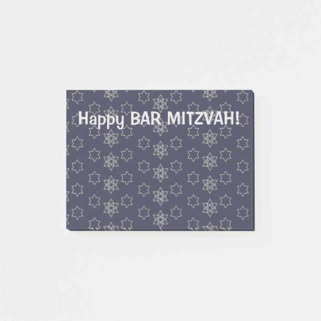 Happy Bar Mitzvah! Post-it Notes (Front)