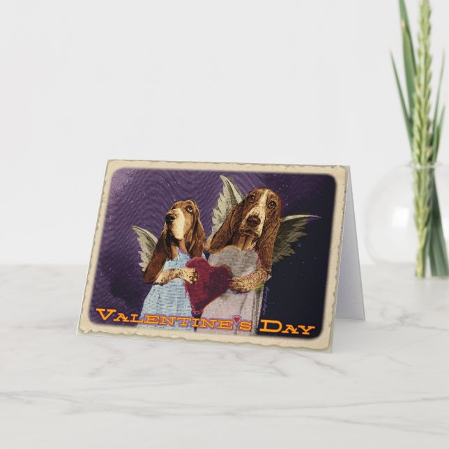 Happy Bassentine's Day Holiday Card (Front)