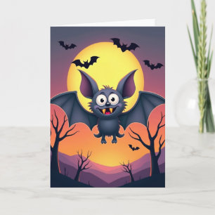 Happy Bats Halloween Card