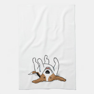 Happy Beagle Cartoon Dog Cute Pets Animal Lover's Tea Towel