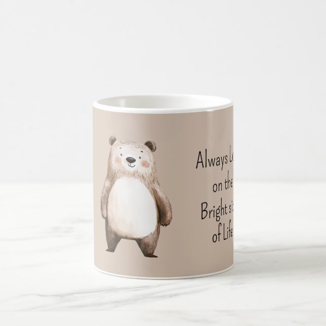 Happy Bear Bright Side of Life Coffee Mug (Center)