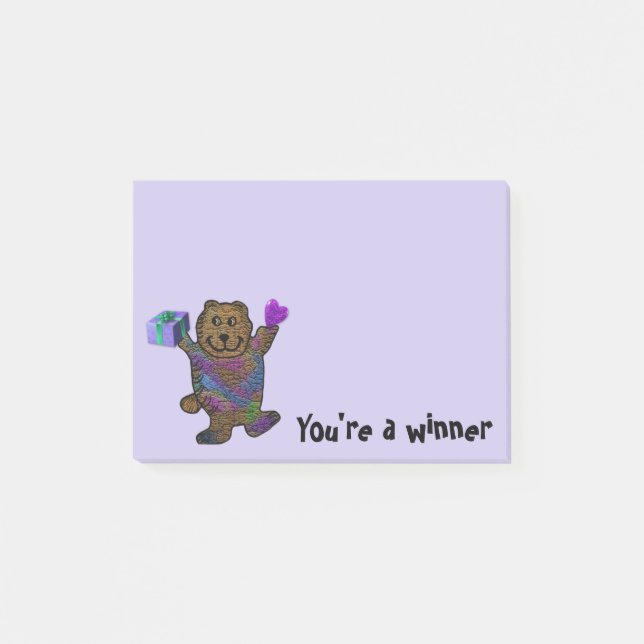 Happy Bear Post-it® Notes (Front)