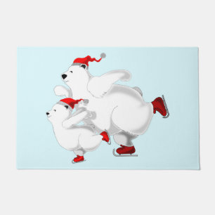 Happy Bears Christmas Doormat