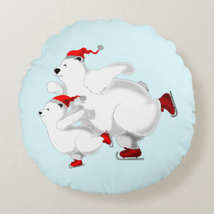 Happy Bears Round Cushion