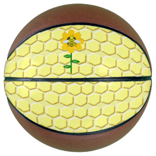Happy Bee Day Birthday Bumblebee Basketball