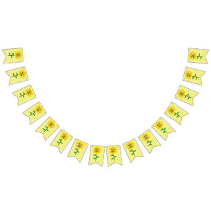 Happy Bee Day Birthday Bumblebee Bunting