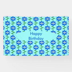 Happy Bee Day Boy Blue Birthday Bumblebee Custom Banner