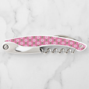 Happy Bee Day Girl Pink Birthday Bumblebee Corkscrew
