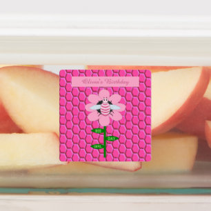 Happy Bee Day Girl Pink Birthday Bumblebee Custom