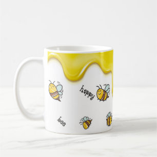 Happy bee, Jollibee-Tasse, fröhliche Tasse,  Coffee Mug
