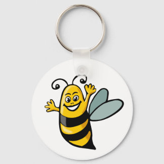 Happy Bee Key Ring