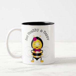 Happy Bee Mug (Left & Right)