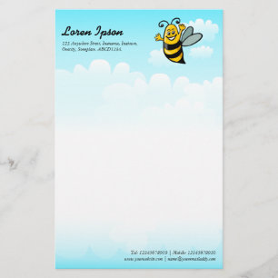 Happy Bee Stationery