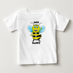 Happy Bee Toddler Dress Baby T-Shirt
