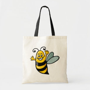 Happy Bee Tote Bag