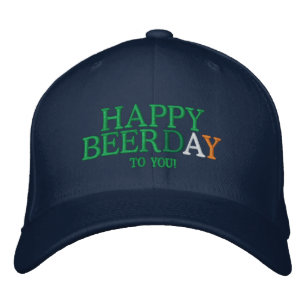 Happy BEERday to you! Embroidered Hat