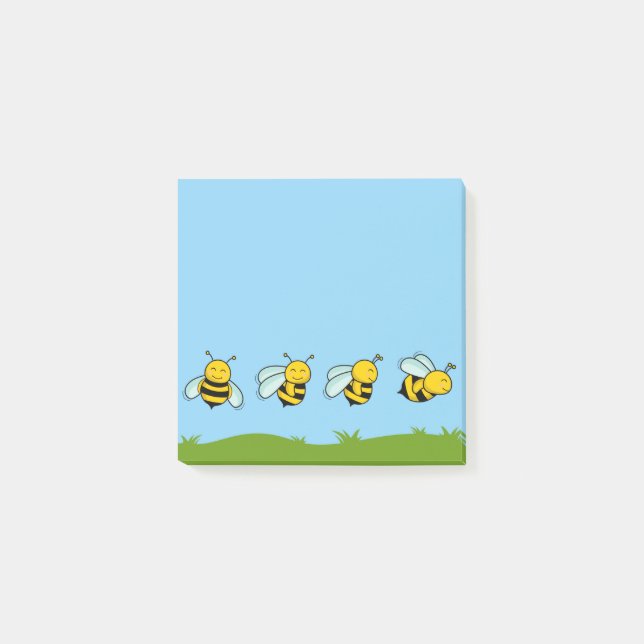 Happy Bees Post-It Notes (Front)