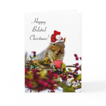 Happy Belated Christmas Squirrel