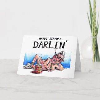 Happy Berfday, Darlin' Card