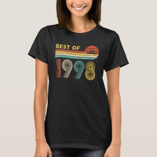Happy Best Of 1998 Vintage 25th Birthday Cassette T-Shirt